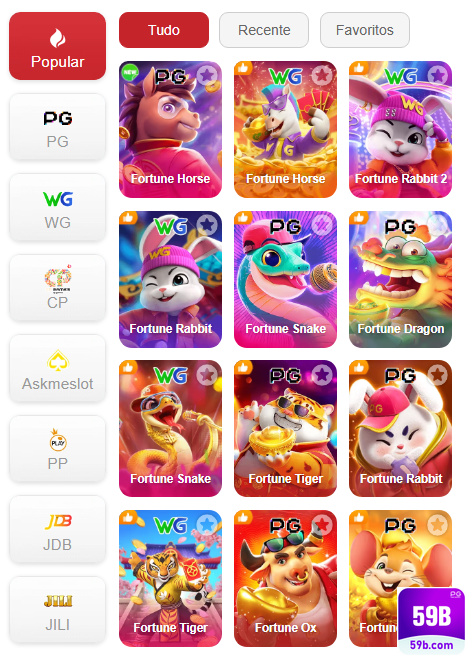 Experiência de Jogos 59b.com